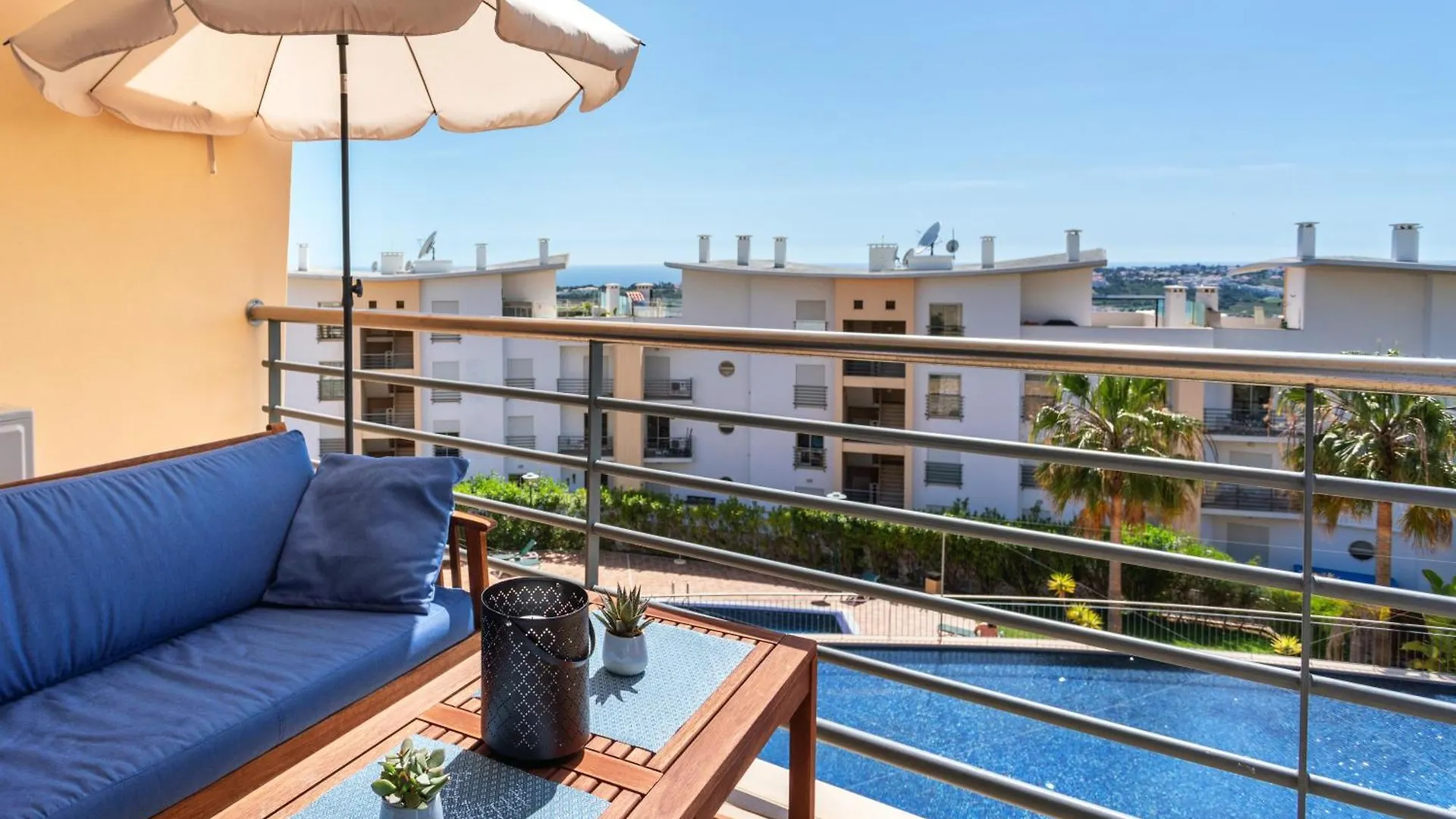 Bnb Homes Ocean View Apartment With Panoramic Terrace, 2 Swimming Pools & Tennis Court Albufeira